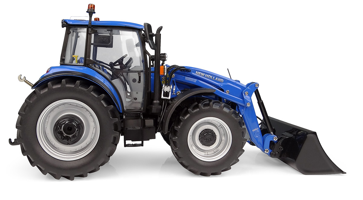 New Holland T5.120 mit 655LU Frontlader (2025) Modell von Universal Hobbies 1:32