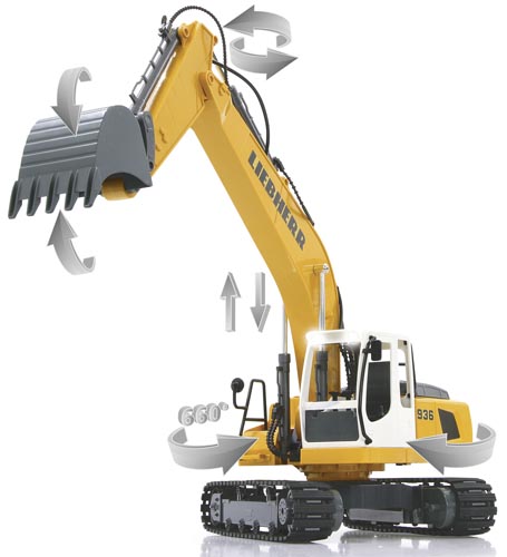 Liebherr R936 Bagger RC Modell von Jamara 1:20