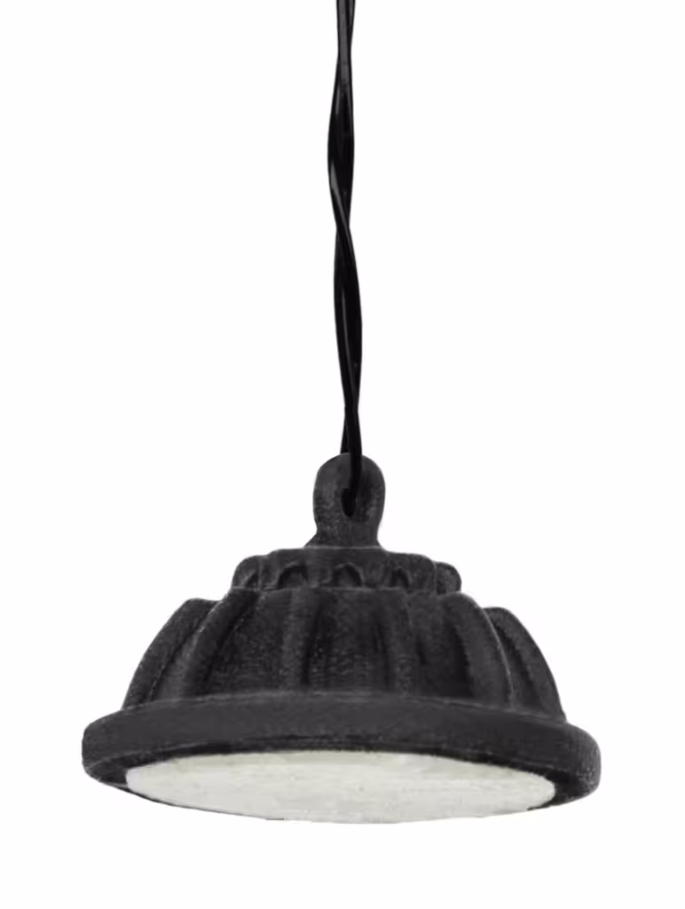 Hängende Industrieleuchte modern, LED warmwei-1
