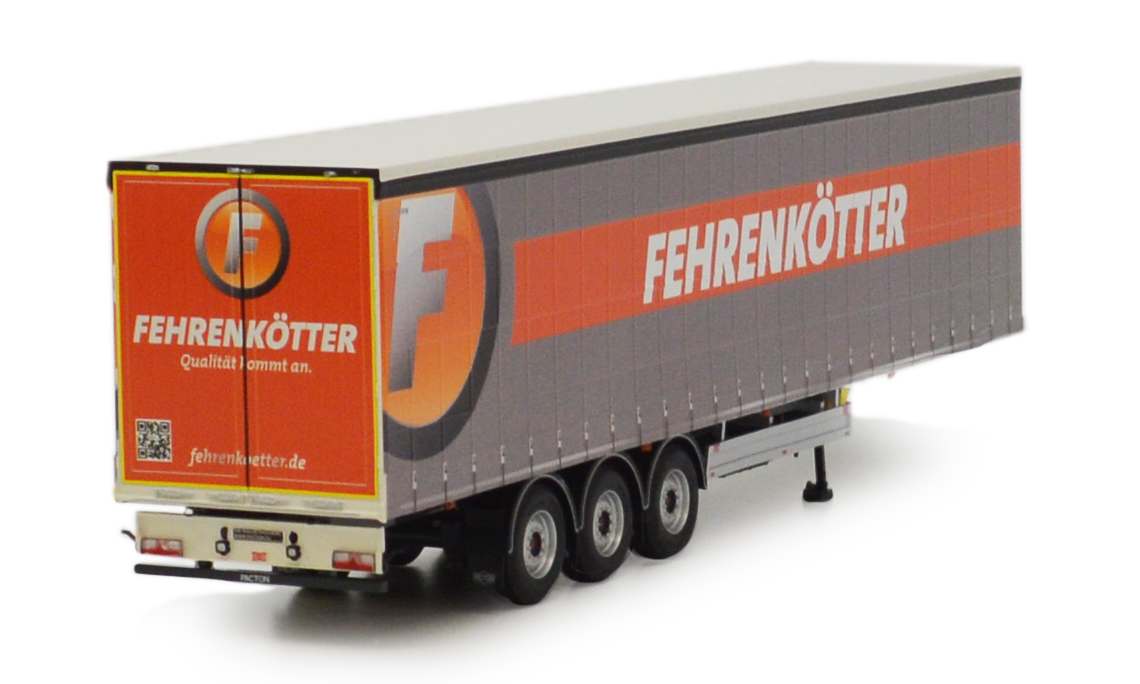 Pacton Schiebeplanenauflieger Fehrenkötter Design Modell von MarGe Models 1:32