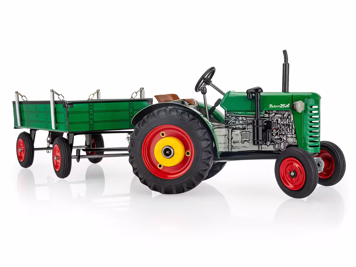 Zetor 25 A mit Anhänger-1