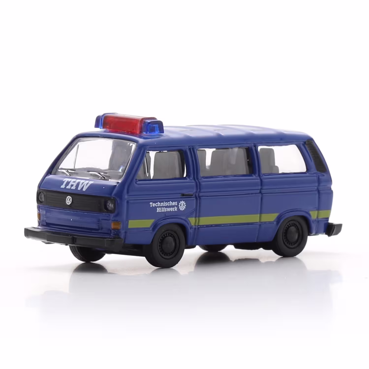 VW T3 THW blau Modell von Schuco 1:87 eilbote-onlineshop - Agrarfox