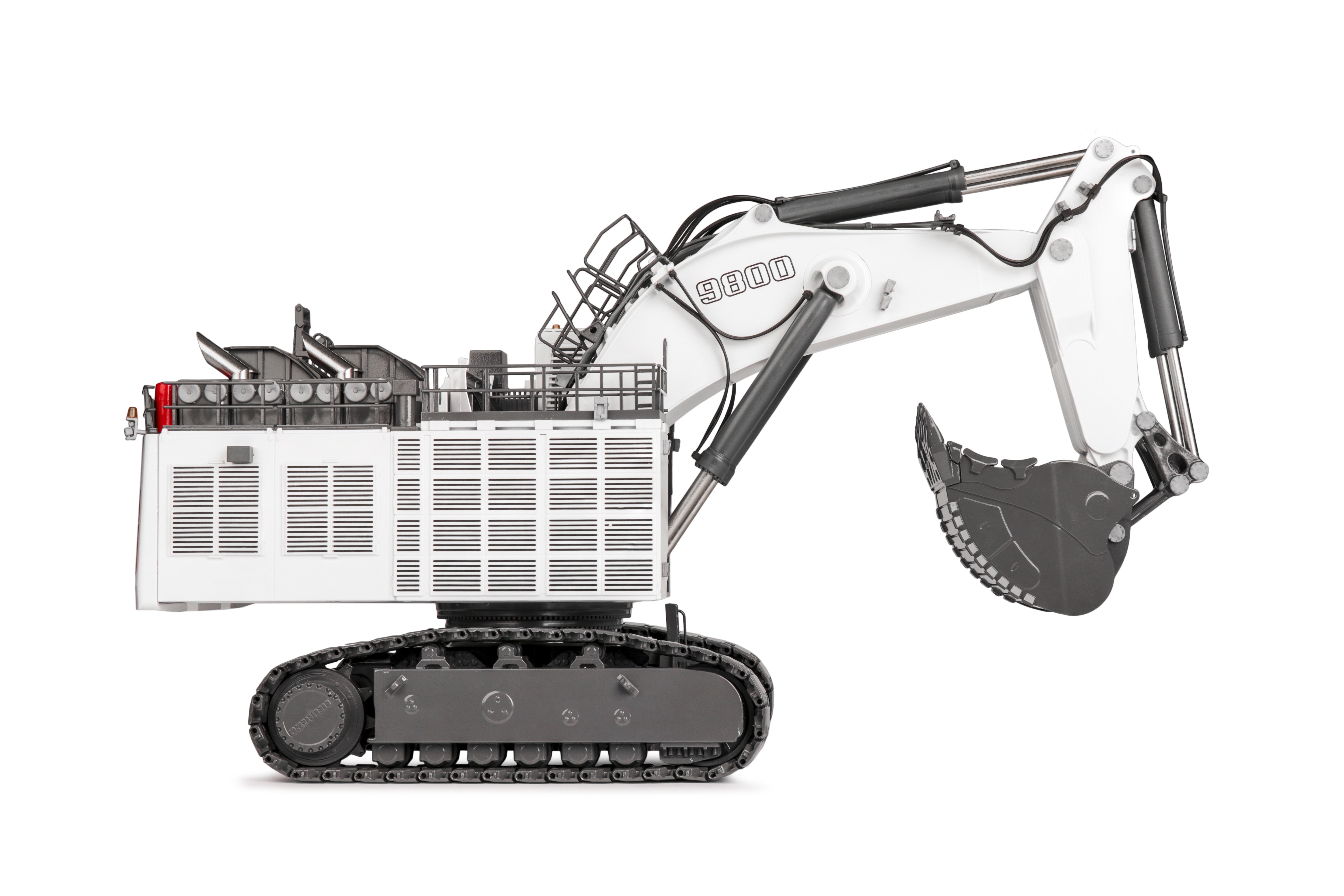 LIEBHERR R 9800 Miningbagger mit Tieflöffel Modell von Conrad 1:50