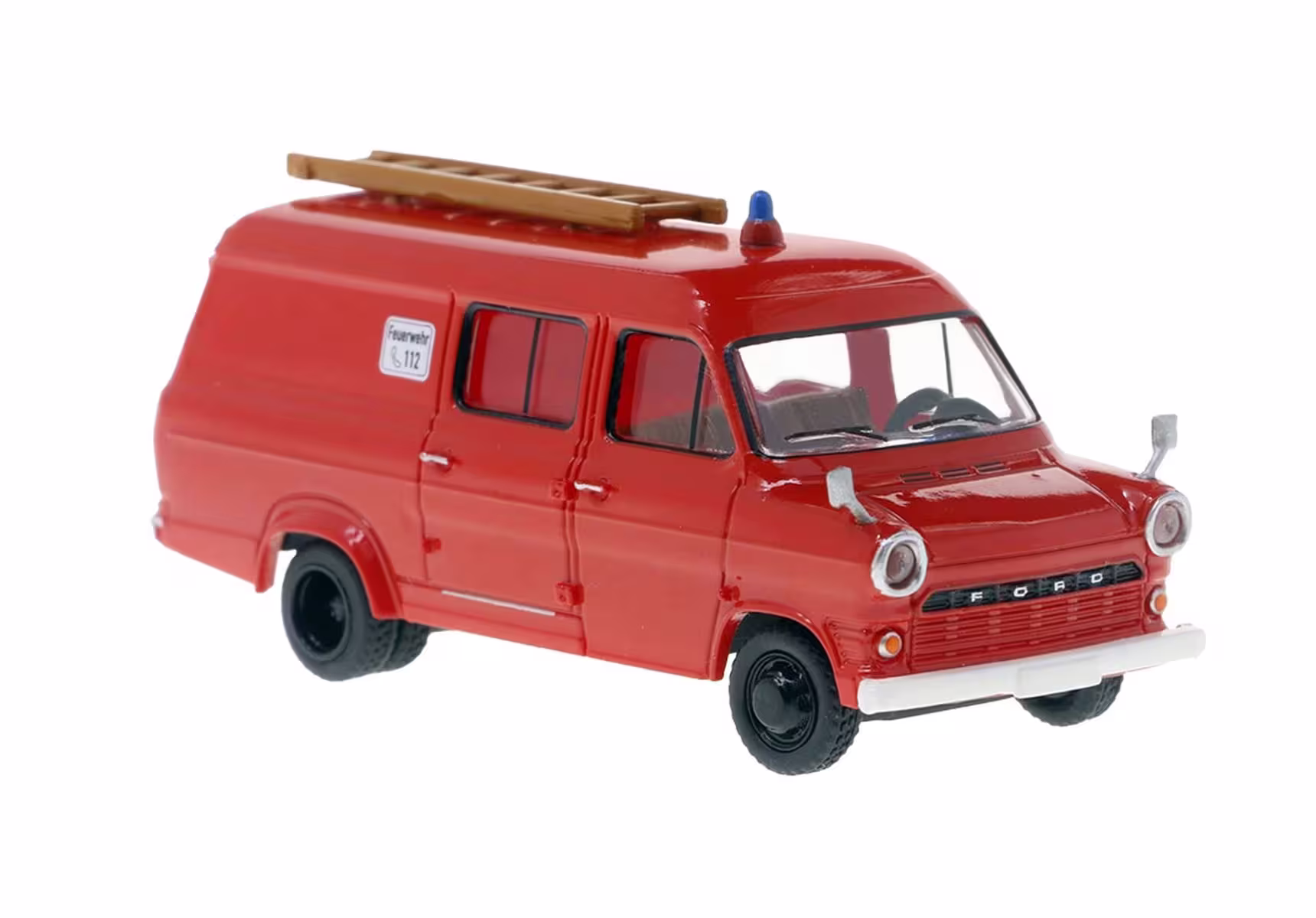 Ford Transit MK.1 der Feuerwehr rot/weiß Modell von Brekina 1:87 eilbote-onlineshop - Agrarfox