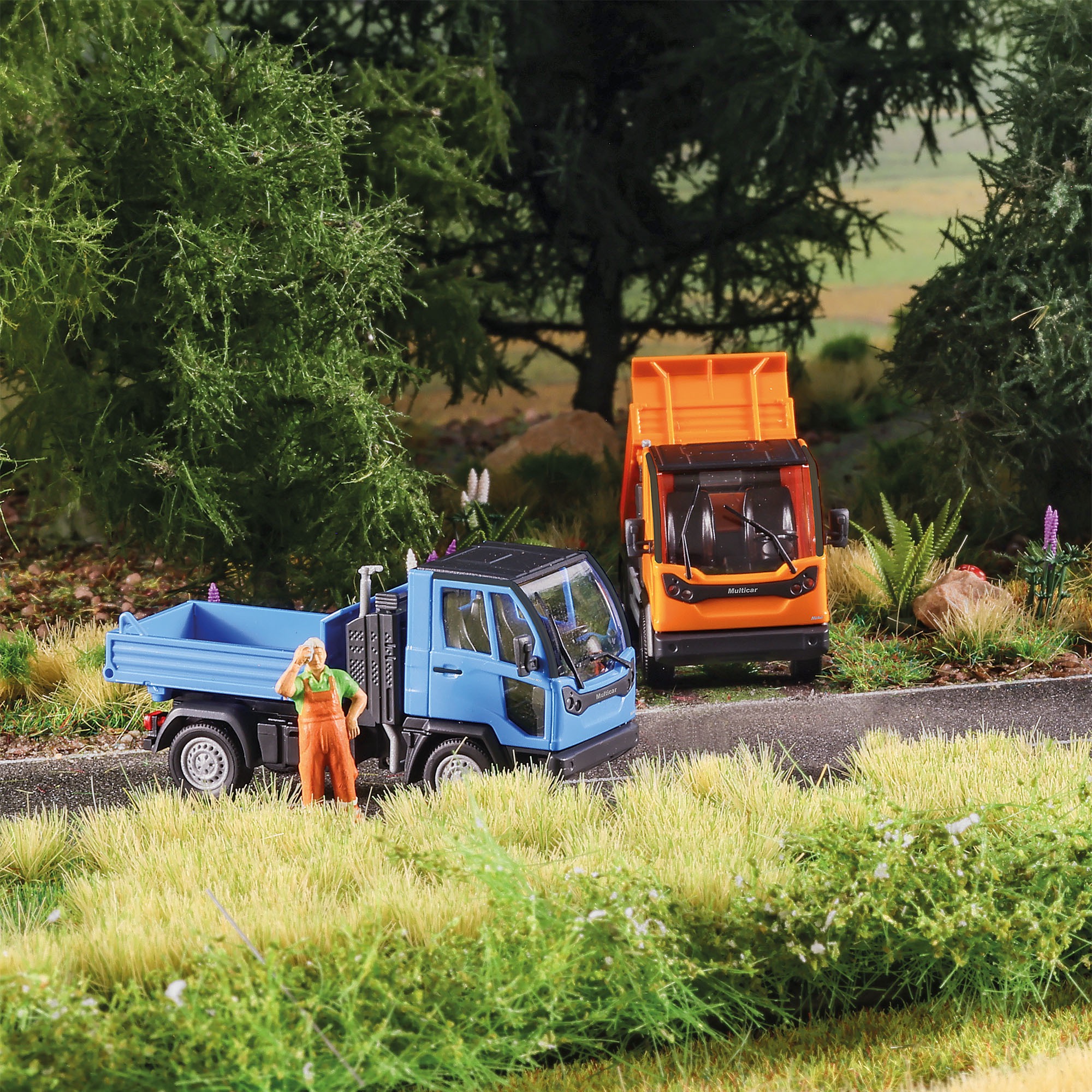 Multicar M 31 - blau Modell von Busch 1:87