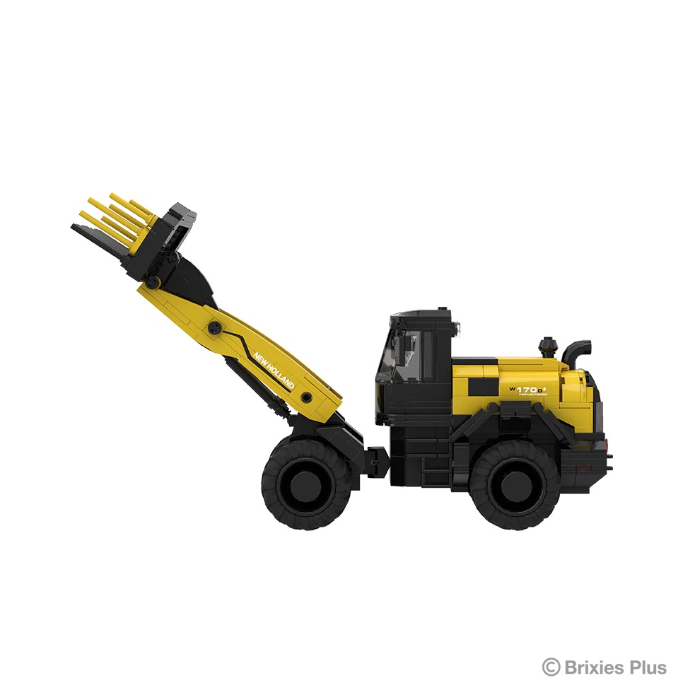New Holland W170D+ BRIXIES Plus Klemmbausteine Modell von Brixies Plus 1:32