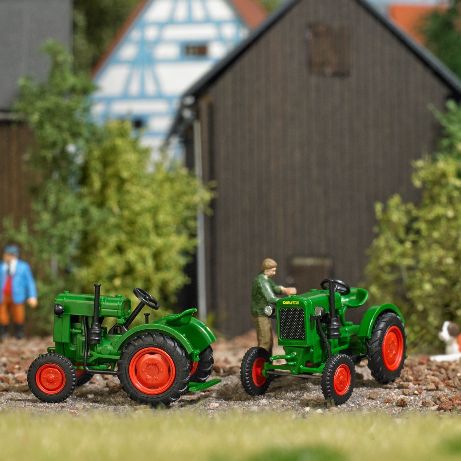 Deutz F1M 414 Bj. 1938 grün Modell von Busch 1:87