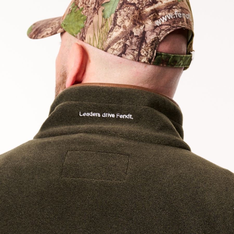 Fendt Herren-Fleecejacke – Loden-Grün