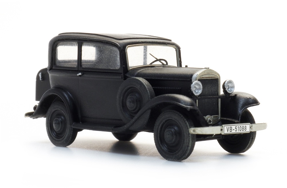 Opel 1.2L Limousine schwarz Modell von Artitec 1:87