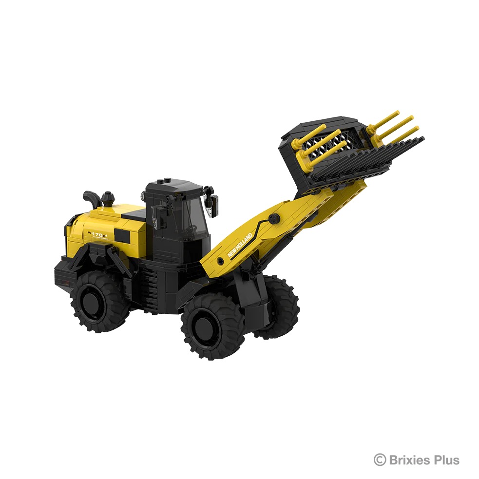 New Holland W170D+ BRIXIES Plus Klemmbausteine Modell von Brixies Plus 1:32