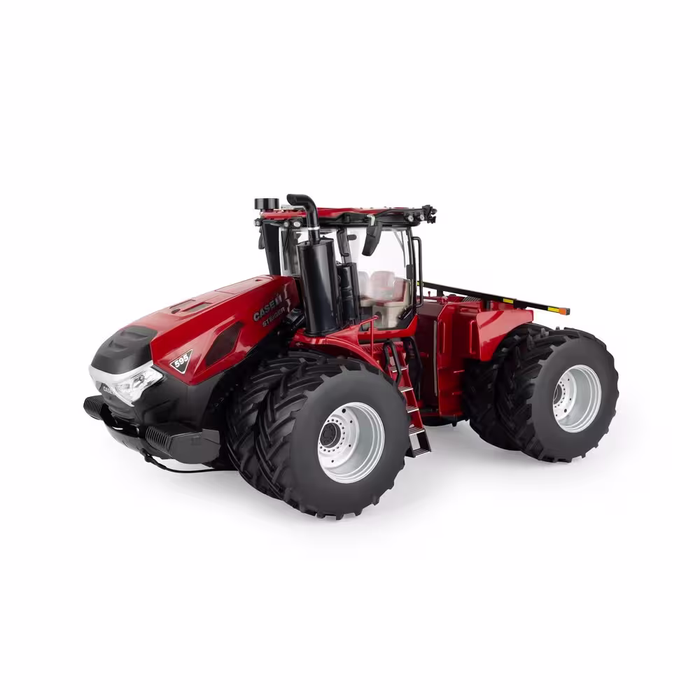 MA76756-1 Artikelname: Case IH Steiger 595 Tractor mit Zwillingsbereifung Prestige Collection Originalhersteller: Case IHSteiger von Ertl im Maßstab: 1:16 Hersteller-Nr: 44391
