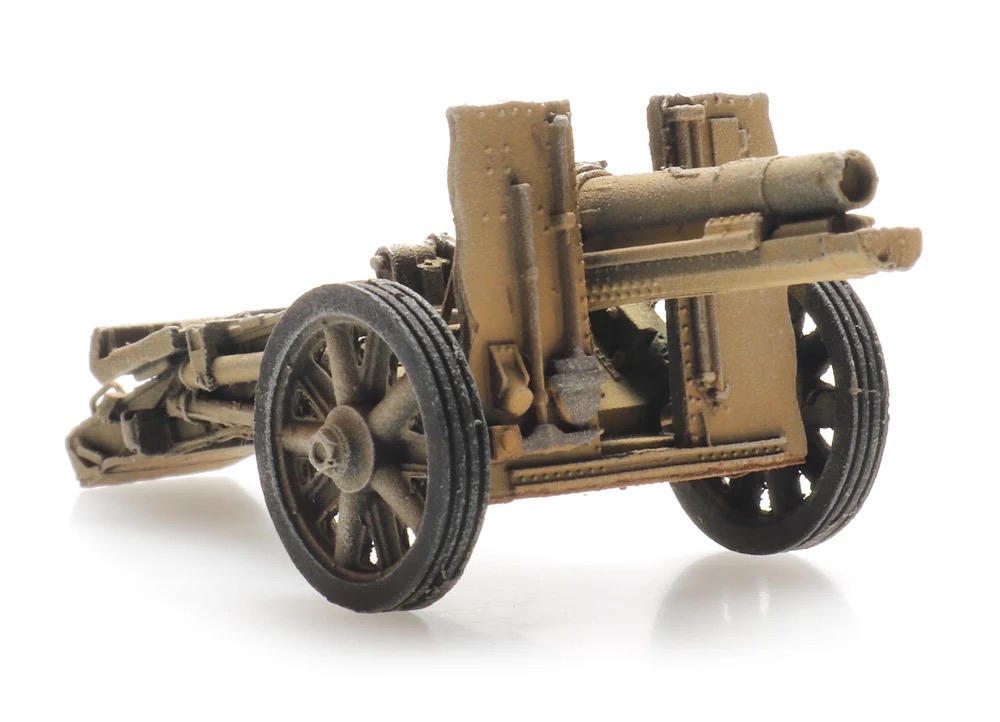 15 cm sIG 33 (schweres Infanterie Geschütz 33) Afrika Modell von Artitec 1:87