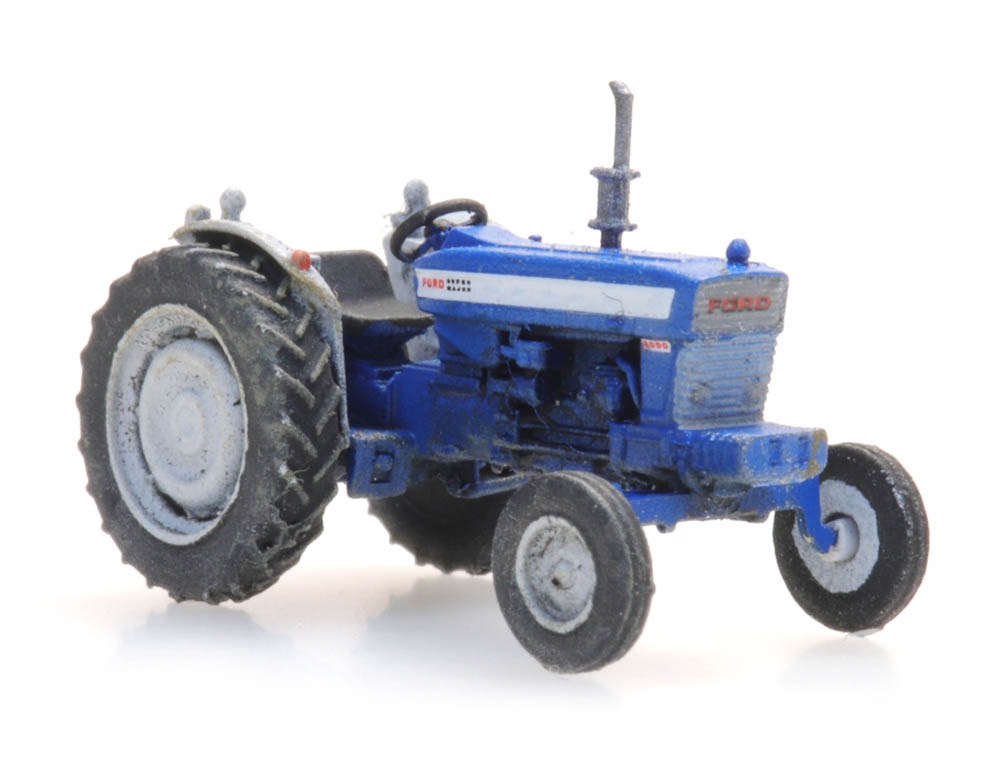 Ford 5000 Traktor blau Modell von Artitec 1:160