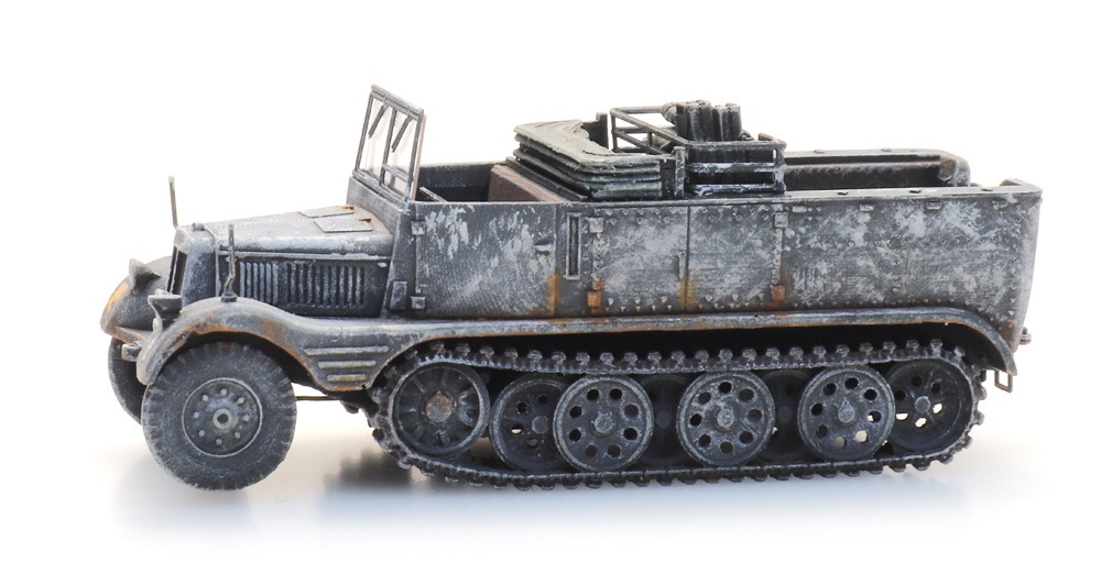Wehrmacht Sd.Kfz. 11 Leichter Zugkraftwagen 3 t Winter Modell von Artitec 1:87
