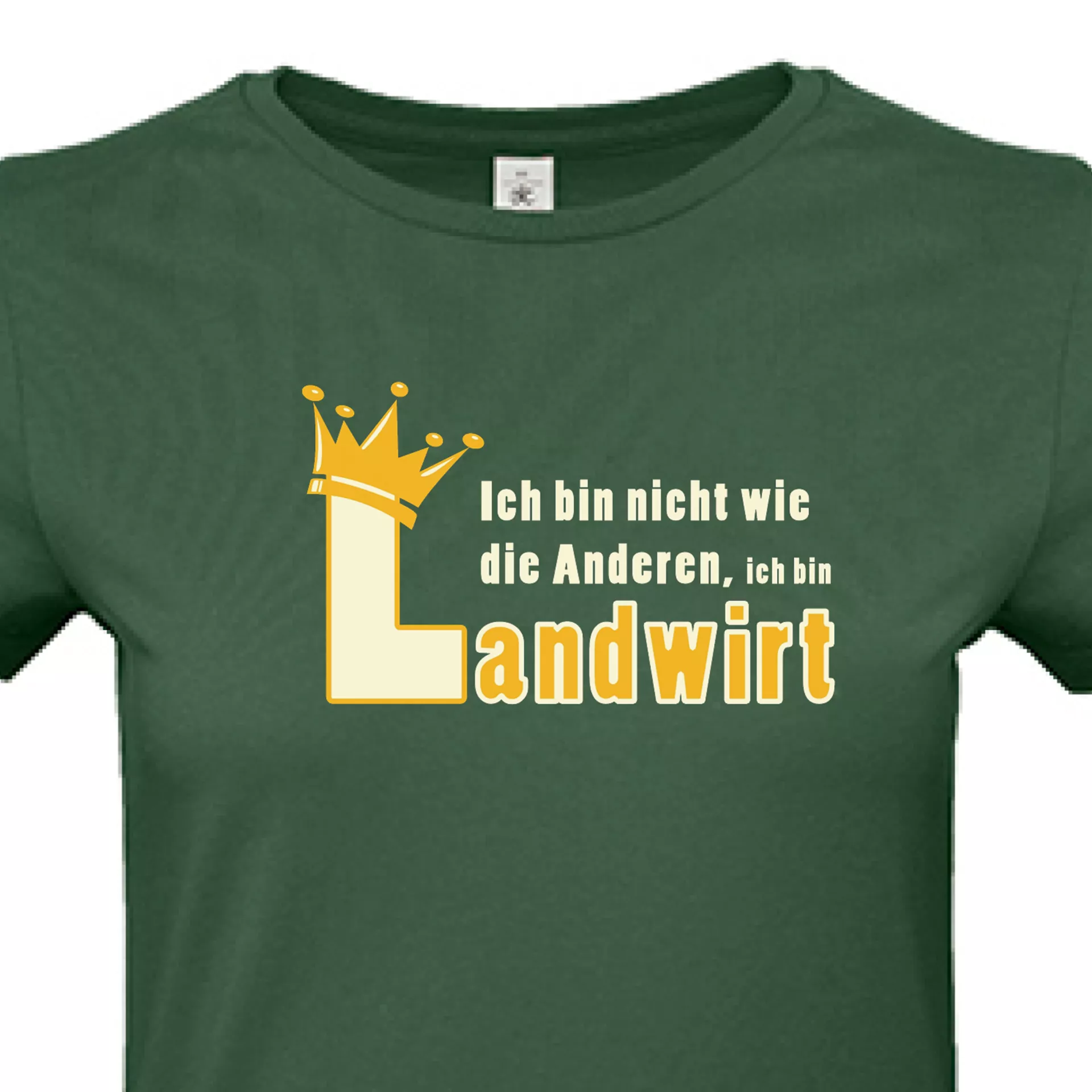T-Shirt Lady „Ich bin nicht wie die Anderen ich bin Landwirt“ (grün)