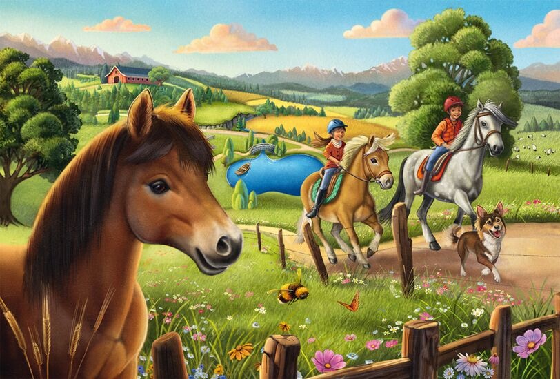 Puzzle Meine Lieblingspferde