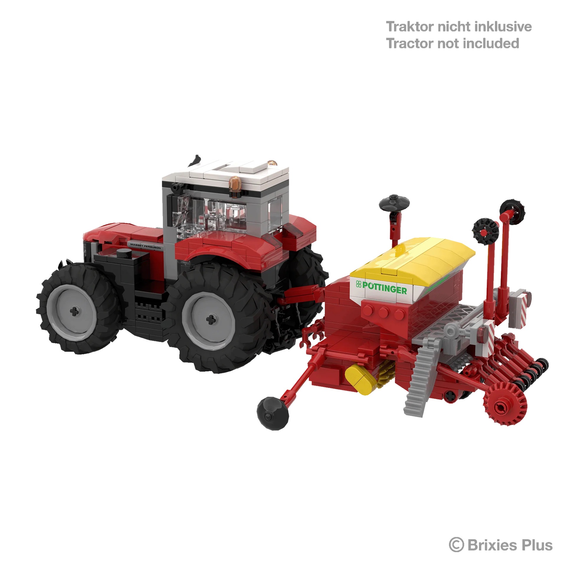 BRIXIES Plus Pöttinger Vitasem M Modell von Brixies Plus 1:32