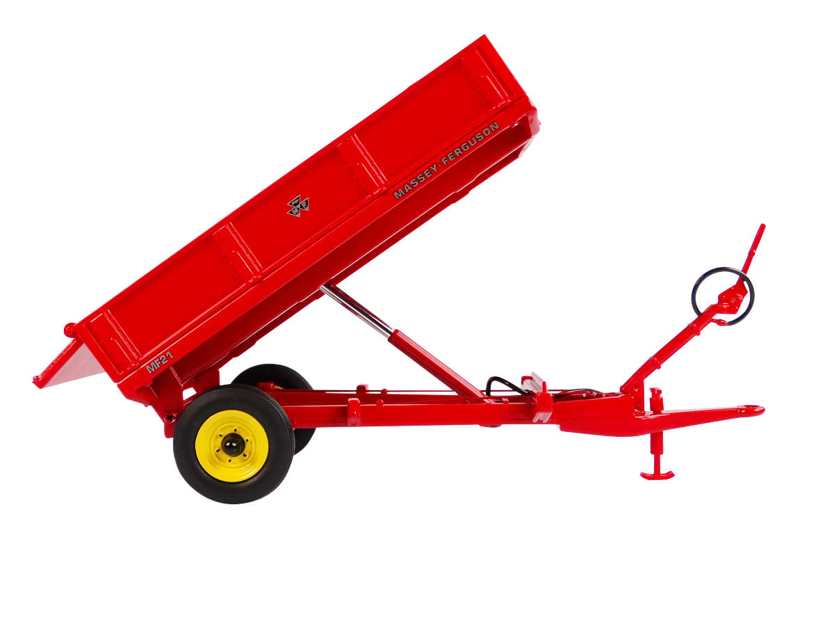 Massey Ferguson MF 21 - 3.5 Tonnen Hydraulik-Kippanhänger Modell von Universal Hobbies 1:32