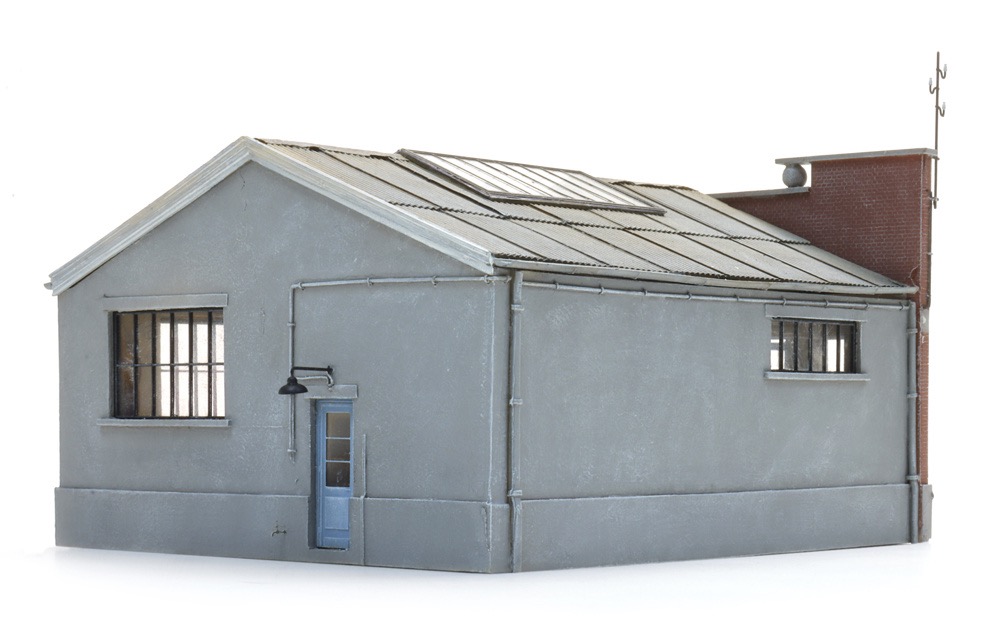 Niederländische Garage mit Innenausstattung Modell von Artitec 1:87