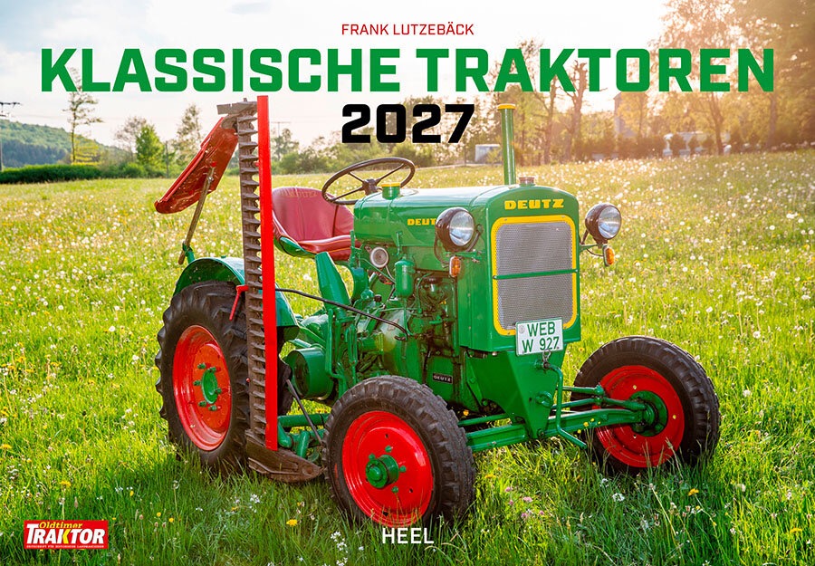 DA76922-1 Artikelname: Klassische Traktoren Monatskalender 2027 Originalhersteller:  Hersteller-Nr: 620516
