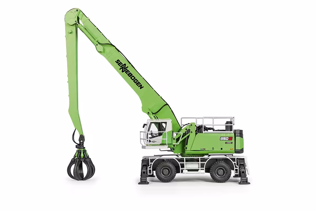 Sennebogen 850G Mobil Materialumschlagmaschine Modell von Conrad 1:50 eilbote-onlineshop - Agrarfox