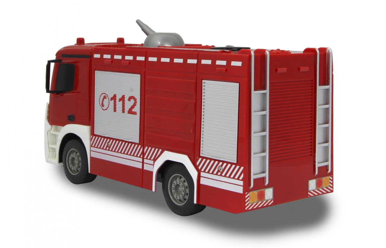 Mercedes-Benz Antos 2.4 GHz TLF Feuerwehr Modell von Jamara 1:26