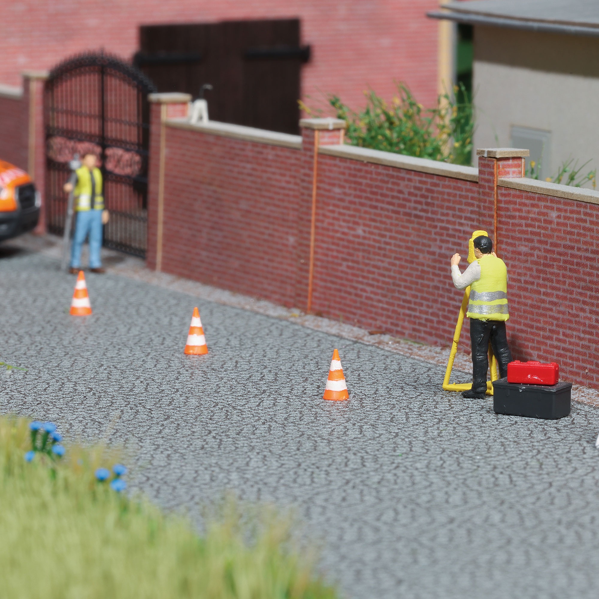 Action Set: Vermessung Modell von Busch 1:87