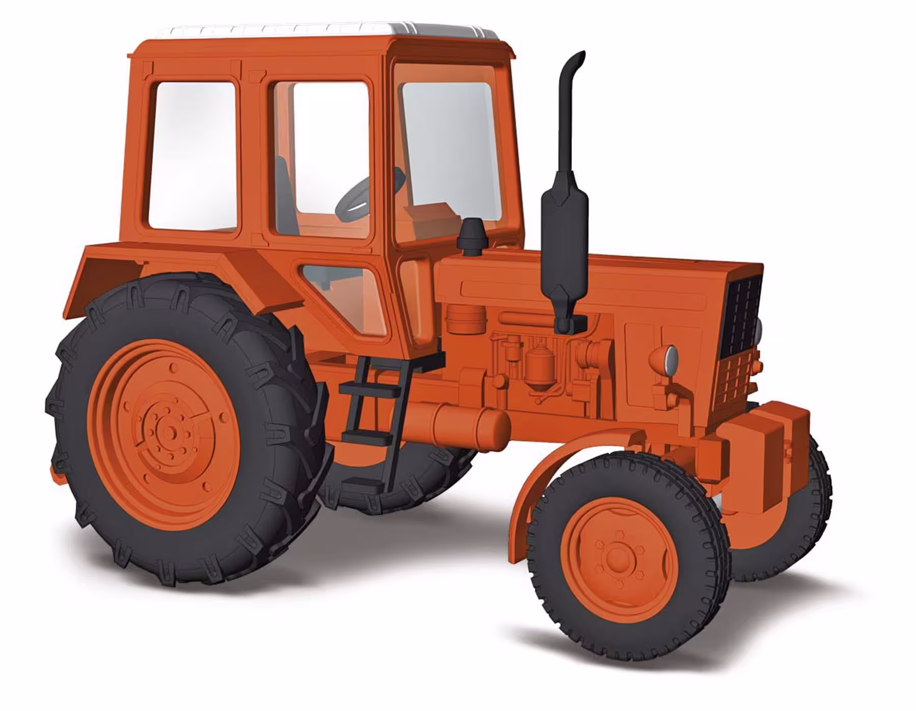 Belarus MTS 80 (Bj. 1983) rotorange Modell von Busch 1:87 eilbote-onlineshop - Agrarfox