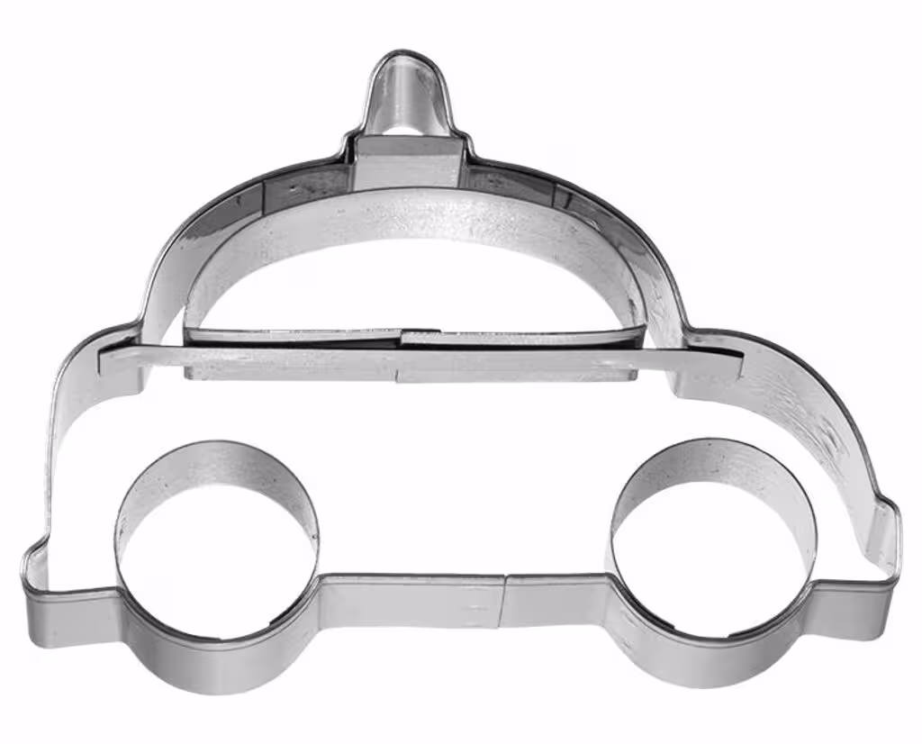 Ausstechform Polizeiauto 7,5cm-1