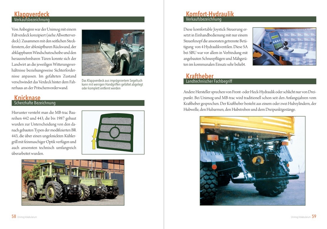 Illustriertes Unimog Vokabularium
