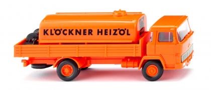MA76869-1 Artikelname: Lkw mit Öltank (Magirus) "Klöckner" Originalhersteller: Magirus von Wiking im Maßstab: 1:87 Hersteller-Nr: 080898