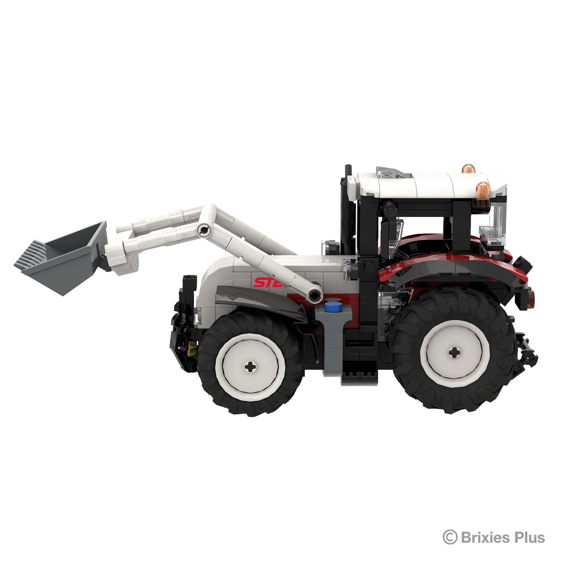 Steyr Profi BRIXIES Plus Klemmbausteine Modell von Brixies Plus 1:32