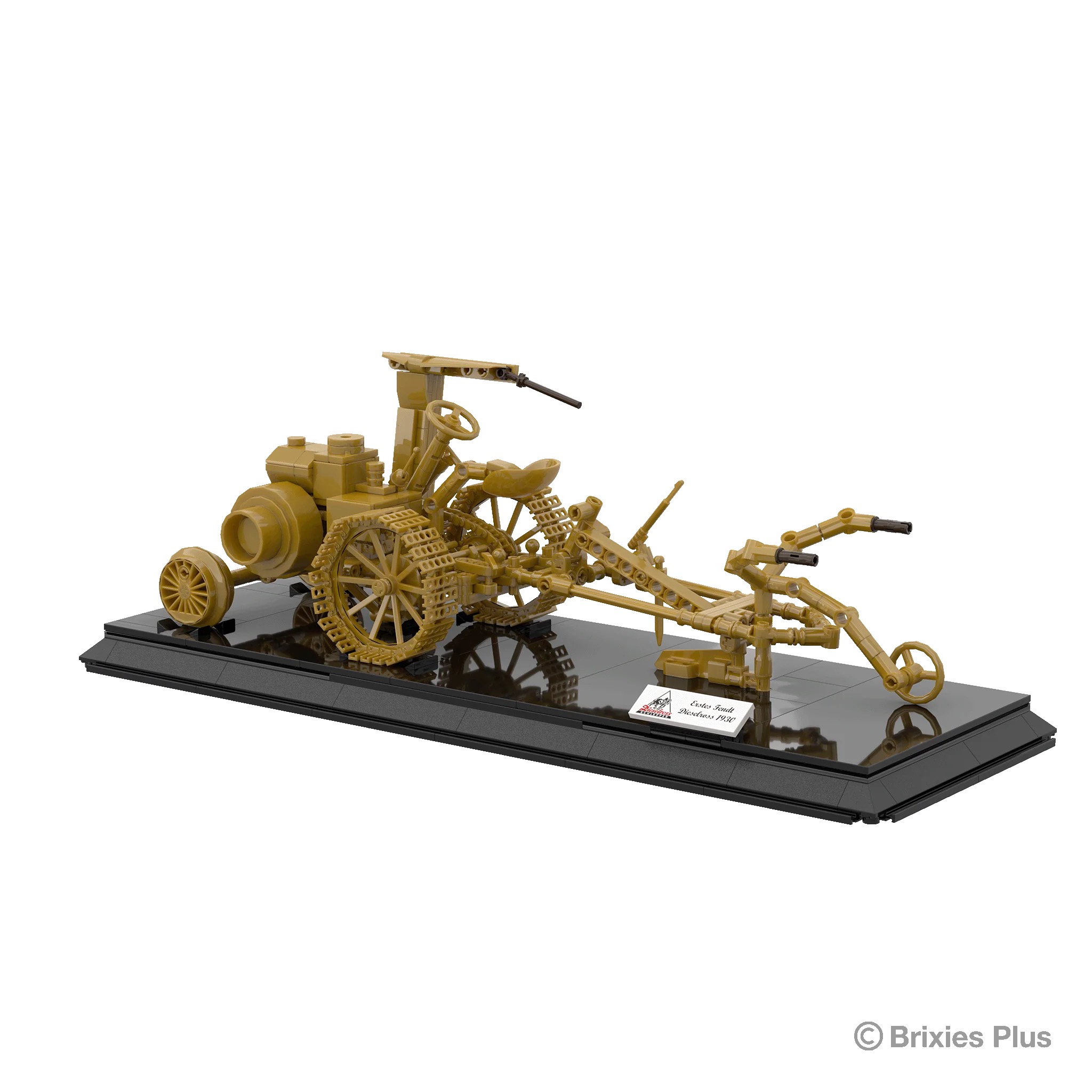 BRIXIES Plus Fendt Dieselross 1930 Limited Edition (grau) Modell von Brixies Plus 1:32