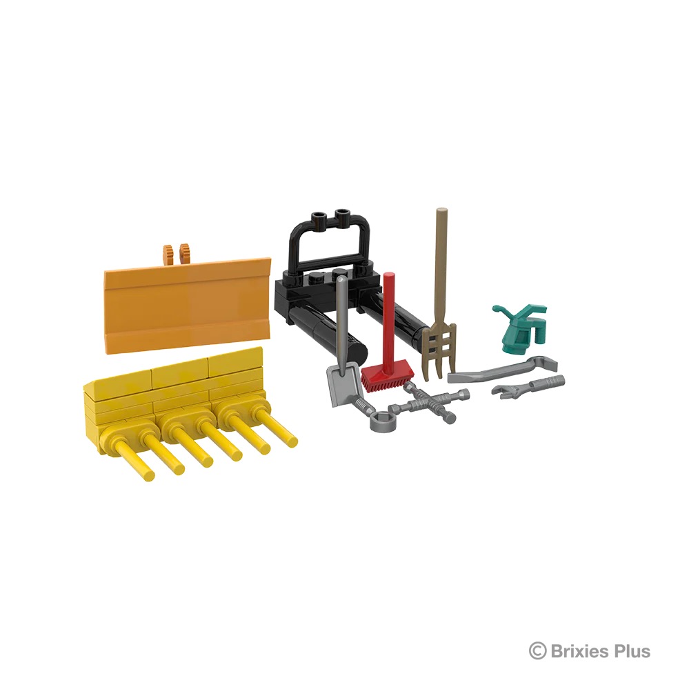 Hoflader BRIXIES Plus Klemmbausteine Modell von Brixies Plus 