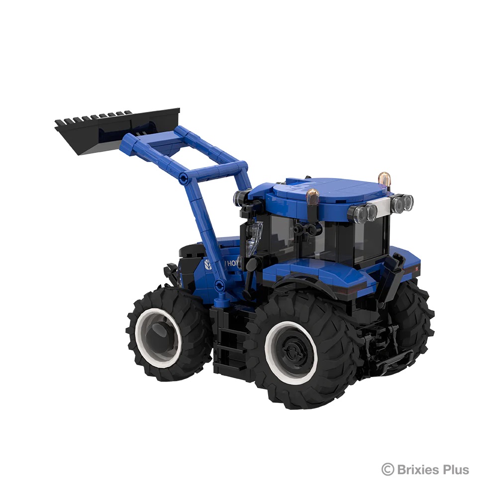 New Holland T6 BRIXIES Plus Klemmbausteine Modell von Brixies Plus 1:32