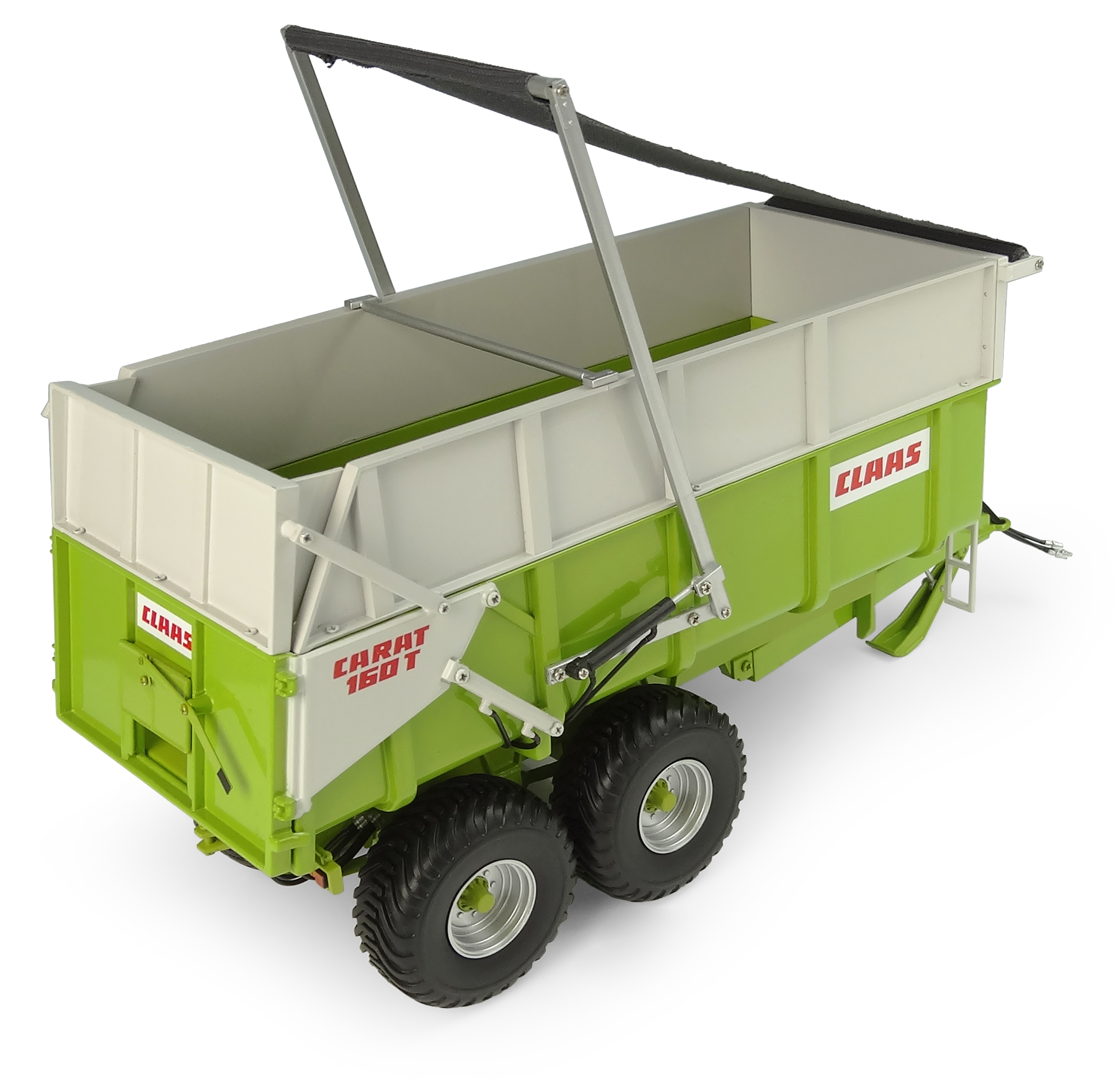 Claas Carat 160T mit hydraulischer Rollplane Modell von Universal Hobbies 1:32