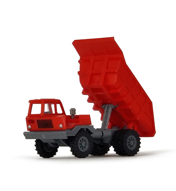 Perlini T25 Muldenkipper orange Modell von VK Modelle 1:87