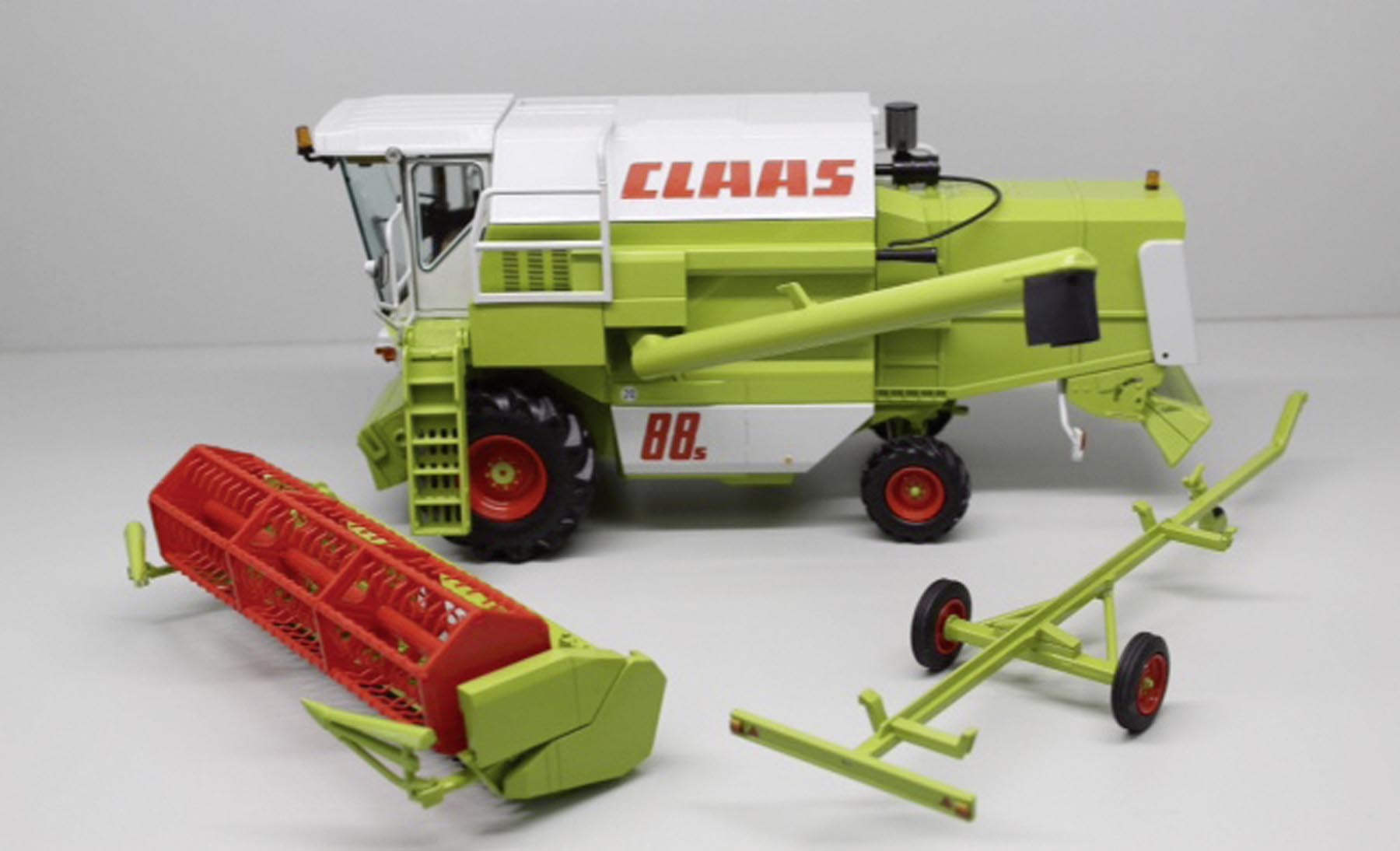Claas Dominator 88 S Mähdrescher mit Schneidwerk Modell von Replicagri 1:32