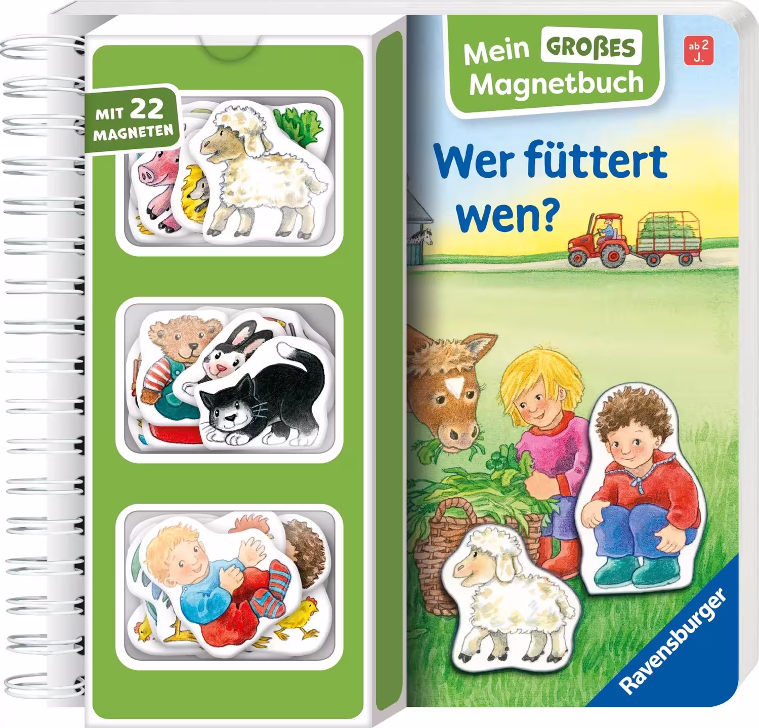 Mein großes Magnetbuch Wer füttert wen? eilbote-onlineshop - Agrarfox