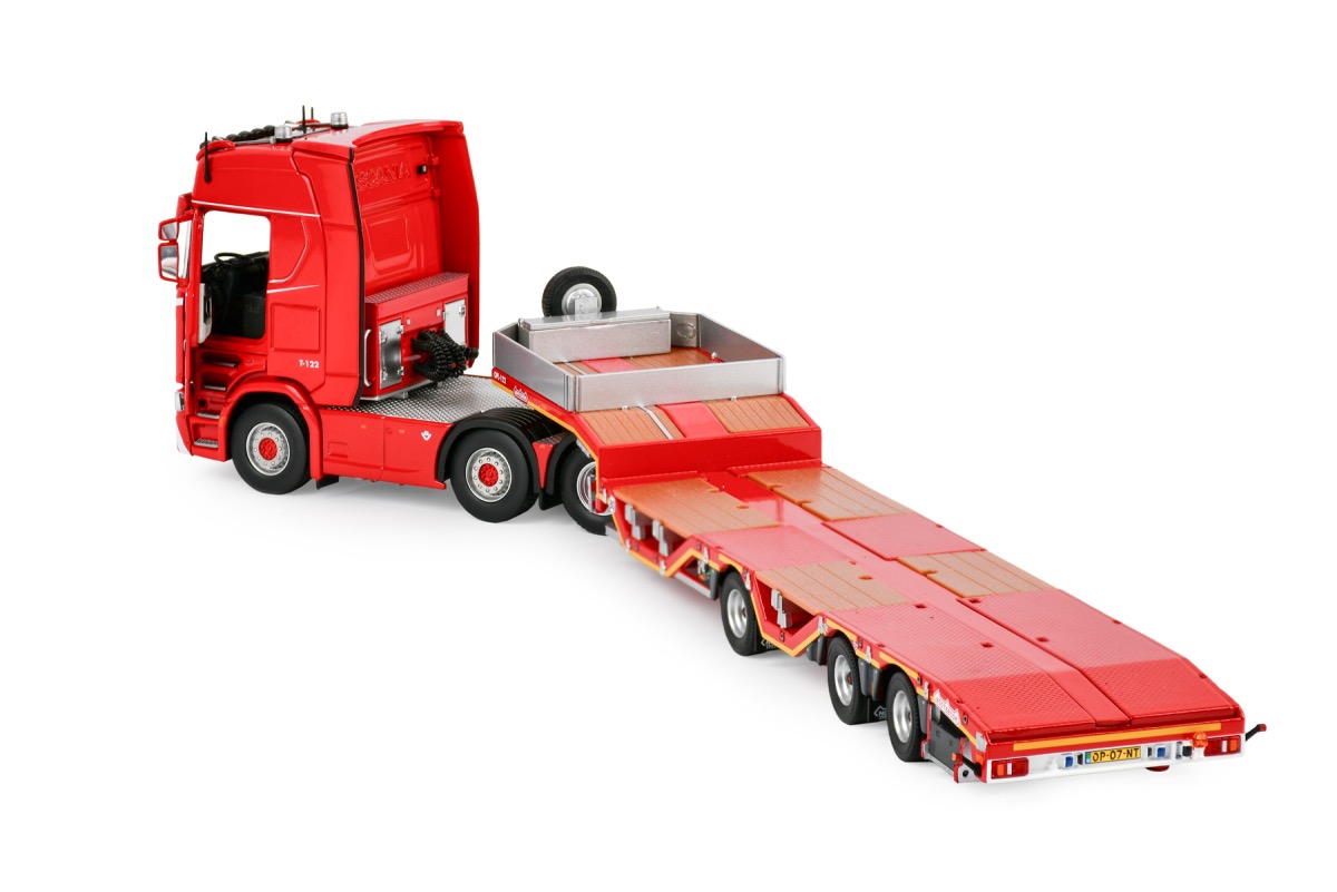 Scania S-Serie mit Nooteboom Redline Dreiachs-Tieflader  Modell von Imc Models 1:50