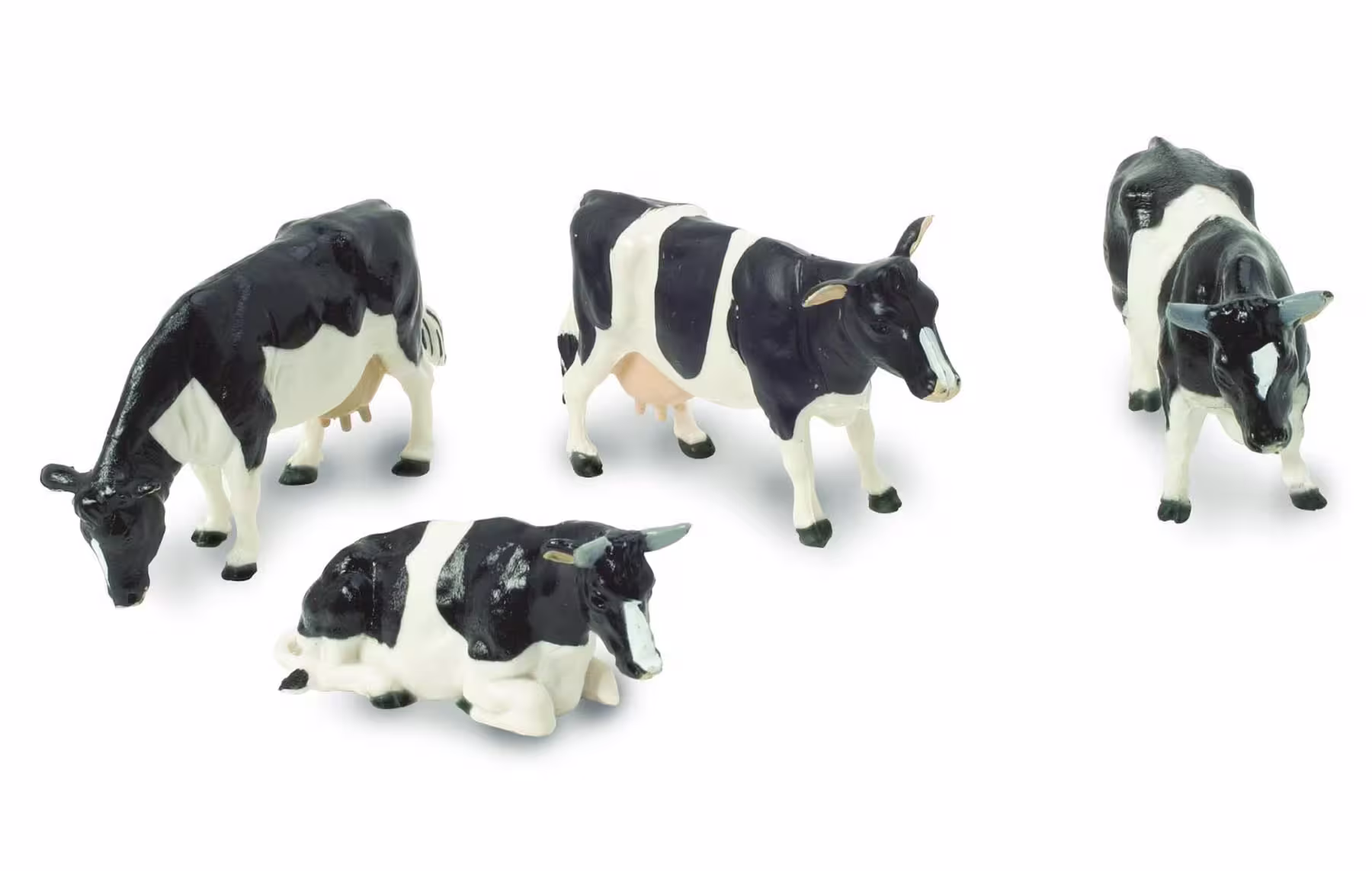 Holstein-Rinder - 4 Friesische Rinder Modell von Britains 1:32 eilbote-onlineshop - Agrarfox