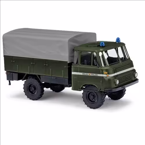 Robur LO 1801 A Volkspolizei grün  Modell von Busch 1:87 eilbote-onlineshop - Agrarfox