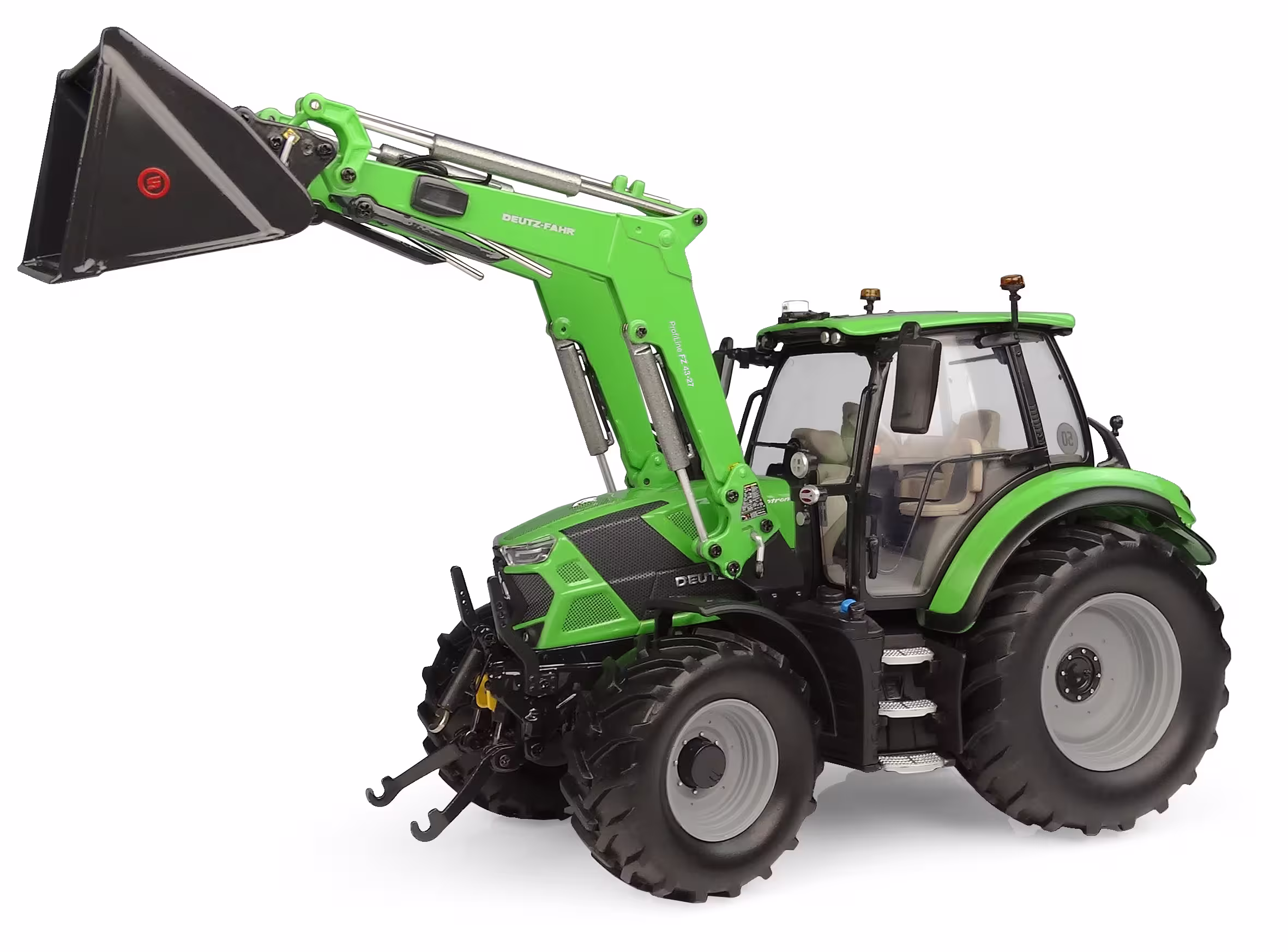 MA76626-1 Artikelname: Deutz-Fahr 6150.4 TTV mit Stoll FZ 43-27 Frontlader Originalhersteller: Deutz-Fahr Modelltyp: 6150.4 von Universal Hobbies im Maßstab: 1:32 Hersteller-Nr: UH6859
