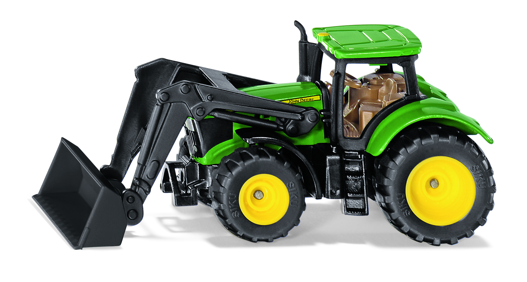 John Deere mit Frontlader Modell von Siku