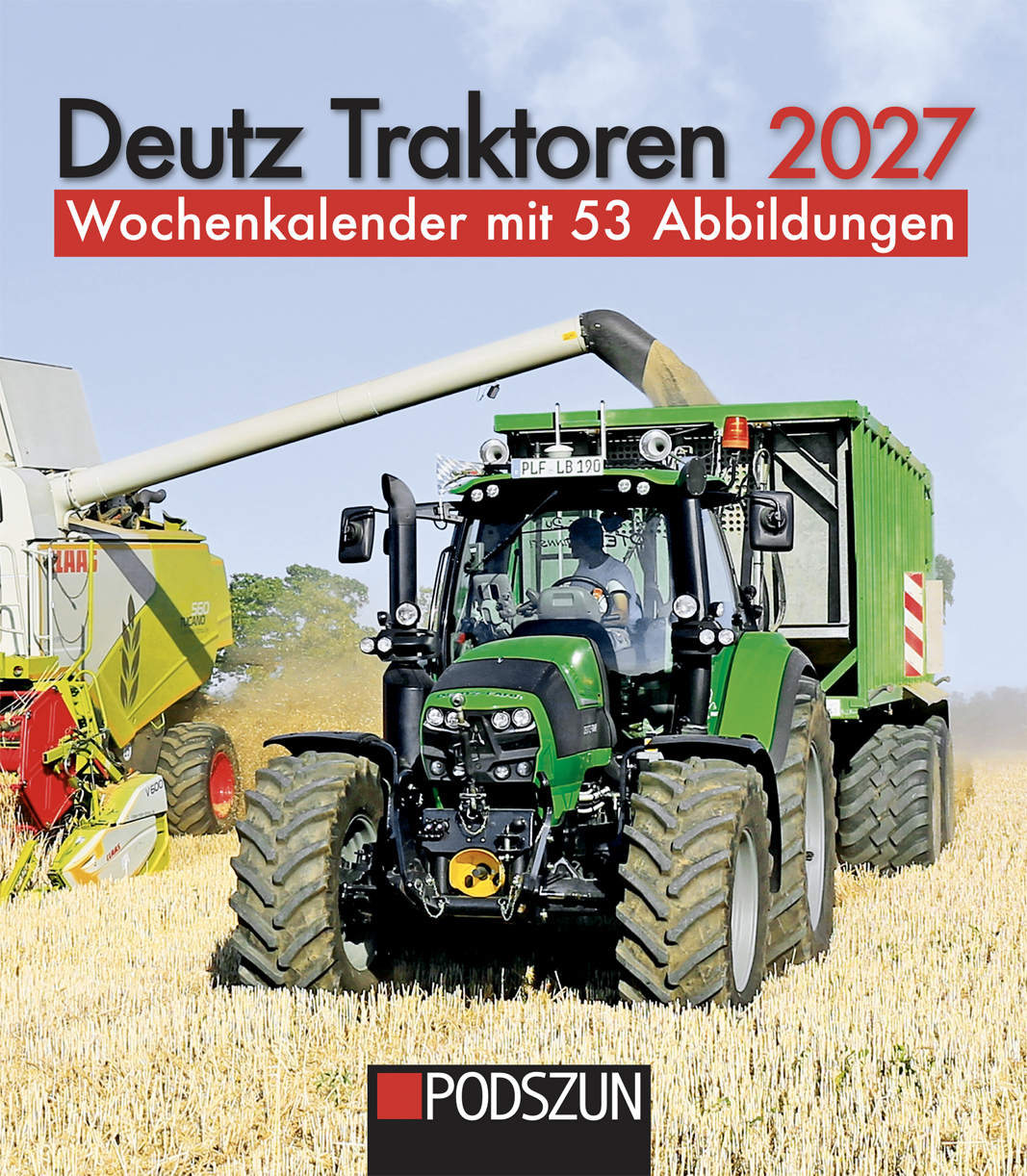 DA76937-1 Artikelname: Deutz Traktoren Wochenkalender 2027 Originalhersteller: Deutz Hersteller-Nr: 1209