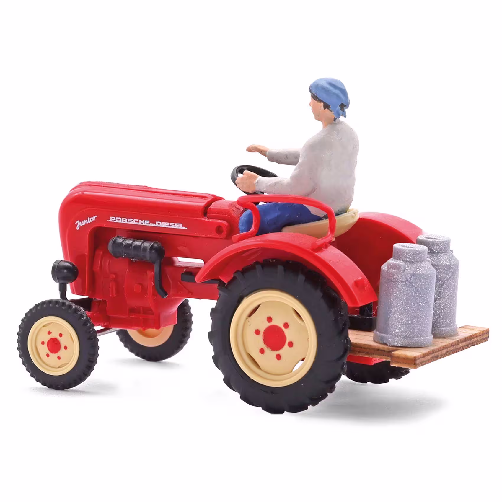 MA76803-1 Artikelname: Traktor Porsche Junior K Originalhersteller: Porsche von Busch im Maßstab: 1:87 Hersteller-Nr: 50013