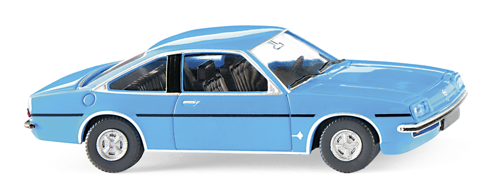 Opel Manta B hellblau Modell von WIKING 1:87