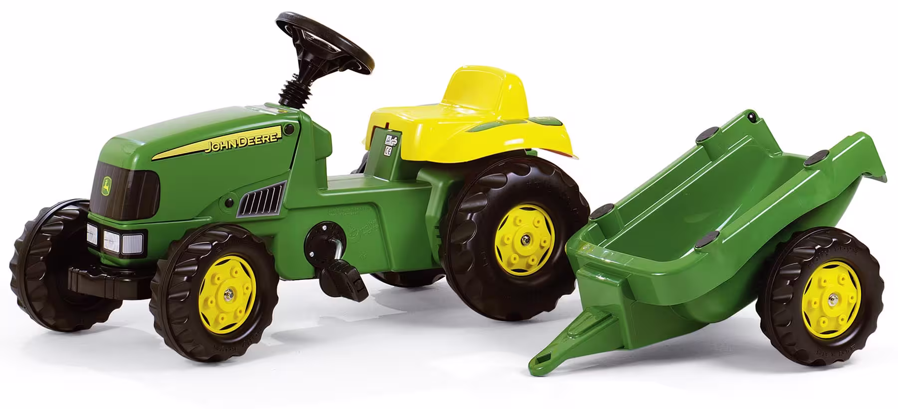 RollyKid John Deere Trettraktor mit Anhänger eilbote-onlineshop - Agrarfox