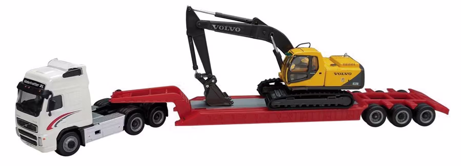 Volvo FH12 mit Tieflader und Volvo EC210 Raupenbagger Modell von Oxford 1:87 eilbote-onlineshop - Agrarfox