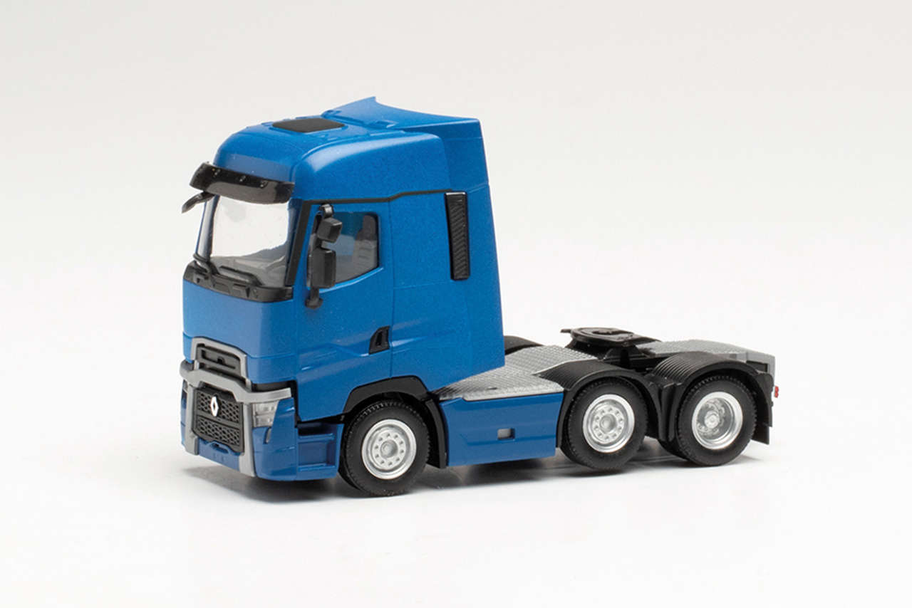 Renault T facelift 6x2 Zugmaschine blau Modell von herpa 1:87